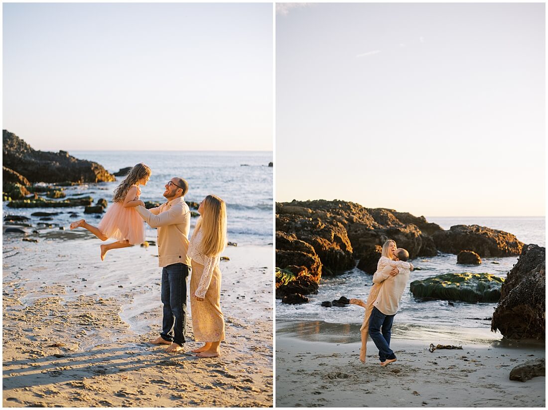 Pearl-Street-Beach-Family-Photos - tossing child into the air